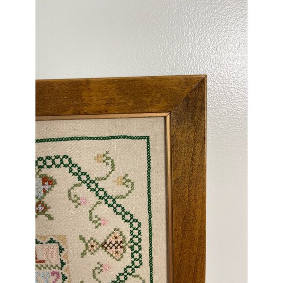 Paragon‎ Needle Craft Stitched Finished Framed Friendship Sampler Cross Stitch - Picture 6 of 8